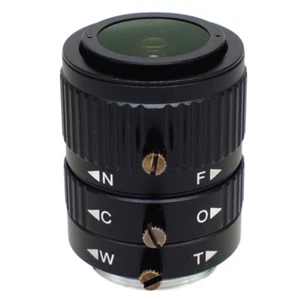 Manual zoom industrial camera lens 2.8-12mm  5MP 1/2.7 in CS port machine vision - Picture 1 of 6