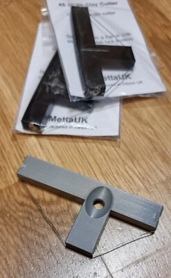 METTAUK Pottery Clay Angle Cutter - Potters slab jointing tool (45-30-60) Made in the UK