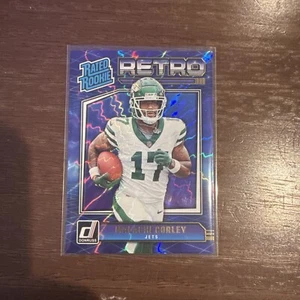 2024 Donruss Retro Malachi Corley Blue Wave And Green Wave Elite Serie  - Bild 1 von 2
