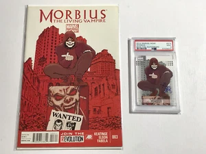 2013 Marvel Now Morbius #67A Foil Autograph David Lopez GRADED MINT PSA 9 POP 2 - Bild 1 von 5