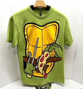 Vintage Green Teenage Mutant Ninja Turtles Mens T Shirt 2013 Nickelodeon Large - Picture 1 of 4