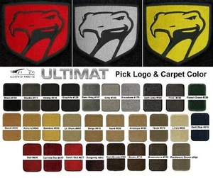 Lloyd Mats Ultimat Dodge Viper Snake Head Word Floor Mats (1992-2002) - Foto 1 di 10