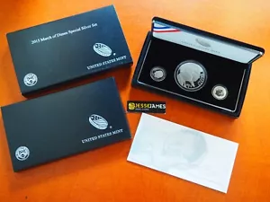 2015 MARCH OF DIMES SPECIAL SILVER SET W PROOF P REVERSE DIME & W DOLLAR - Picture 1 of 3