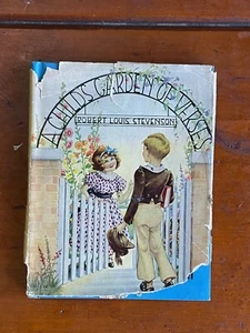 A Child's Garden of Verses Robert Louis Stevenson 1932 Platt and Munk Co DJ HC - Imagen 1 de 4