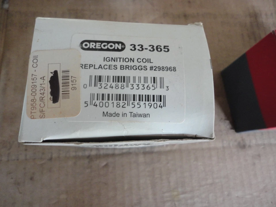 ONE NEW Oregon Ignition Coil - 33-365 Replaces Briggs 298968 - Image 1 of 1