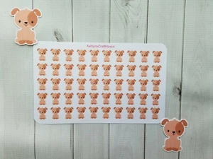 Puppy Dog Planner Stickers- Perfect For Scrapbooking, Cards, Invitations, Albums - Picture 1 of 6