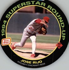 1994 Oscar Mayer Round-Ups #28 Jose Rijo
