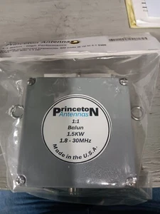 NEW UNUSED princeton antennas 1:1 balun,1.5kw,1.8-30 mhz - Zdjęcie 1 z 4