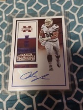 2016 Panini Contenders Draft Picks College Ticket #238 Chris Jones Auto Blue