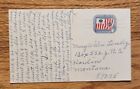 Opublikowana amerykańska straż przybrzeżna 4c Stemplowane osobista kartka pocztowa do Mary W. Lessley Montan