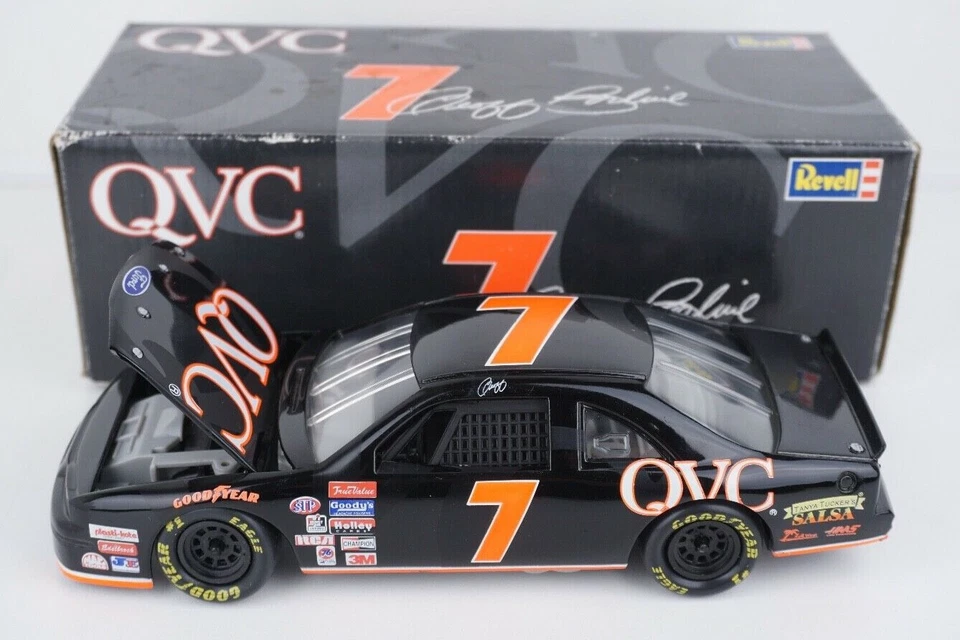 Revell 1996 Geoff Bodine #7 QVC escala 1/24 modelo fundido a presión Nascar raro Foto 1 de 4