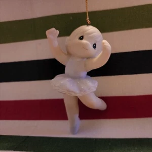 1992 Precious Moments Ornament Lord Keep Me On My Toes 525332 Ballerina Unboxed - Picture 1 of 3