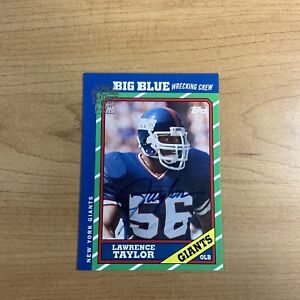 2004 Topps Football Lawrence Taylor Big Blue Wrecking Crew Certified Autograph