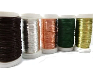 Myrthendraht, Basteldraht, Blumendraht in verschiedenen Varianten auf Snapspule - Bild 1 von 8