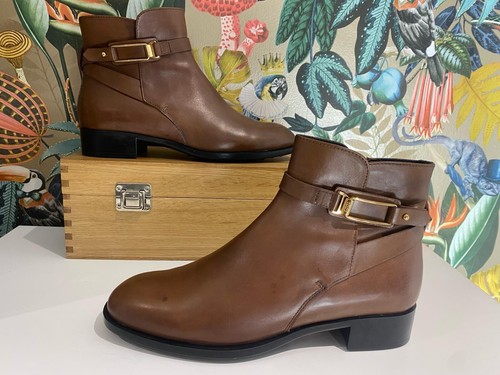 TOD’S Stivaletto donna Tods alla caviglia Chelsea marrone chiaro taglia 7 40