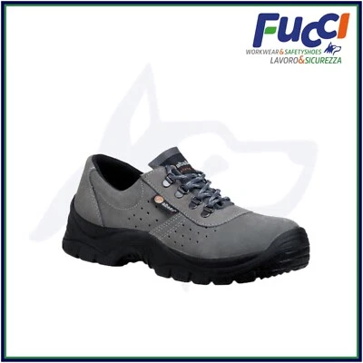Scarpe Antinfortunistica S1P Basse Grigio Scarpe da Lavoro Uomo Donna leggere  - Immagine 1 di 2