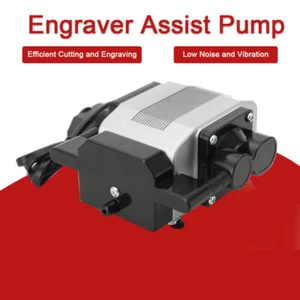Air Assist Pumpe für Lasergravierer Gravierhilfepumpe ≤51dB einstellbarer Luftstrom - Bild 1 von 16