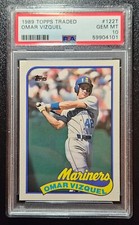 1989 Topps Traded #122T Omar Vizquel RC PSA 10  GEM MINT