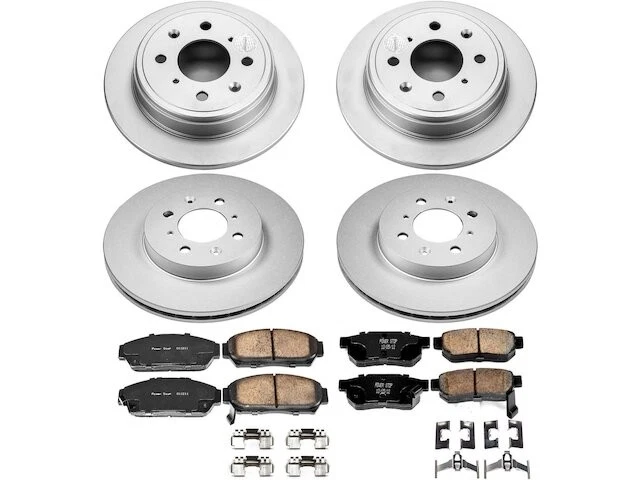 Front and Rear Brake Pad and Rotor Kit For 1994-2001 Acura Integra 1995 RP784ZB - Image 1 of 1
