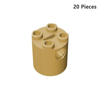 30361 Brick Round 2x2x2 Robot Body Tan Bricks, Pieces & Parts 100% Compatible - Image 1 of 4