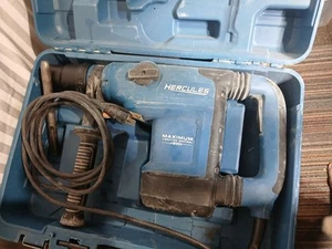 HERCULES HE34  14 AMP 1 9/16" SDS-MAX VARIABLE SPEED ROTARY Hammer Drill & Case - Picture 1 of 5