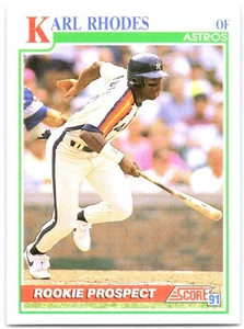 Karl Rhodes Score sports #365 Baseball Houston Astros - Picture 1 of 2