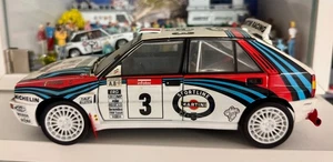 LANCIA DELTA HF INTEGRALE EVO AURIOL Tour De Corse 1992 1/18 Kyosho - Foto 1 di 7