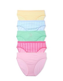 5-Pack Victoria&rsquo;s Secret sz M High Leg Brief Panty Stretch Cotton Bundle Lot Set
