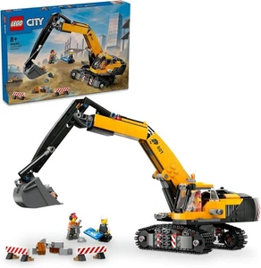 LEGO City Yellow Excavator - Toy Present Birthday Block Christmas Boy Girl Child - Picture 1 of 11
