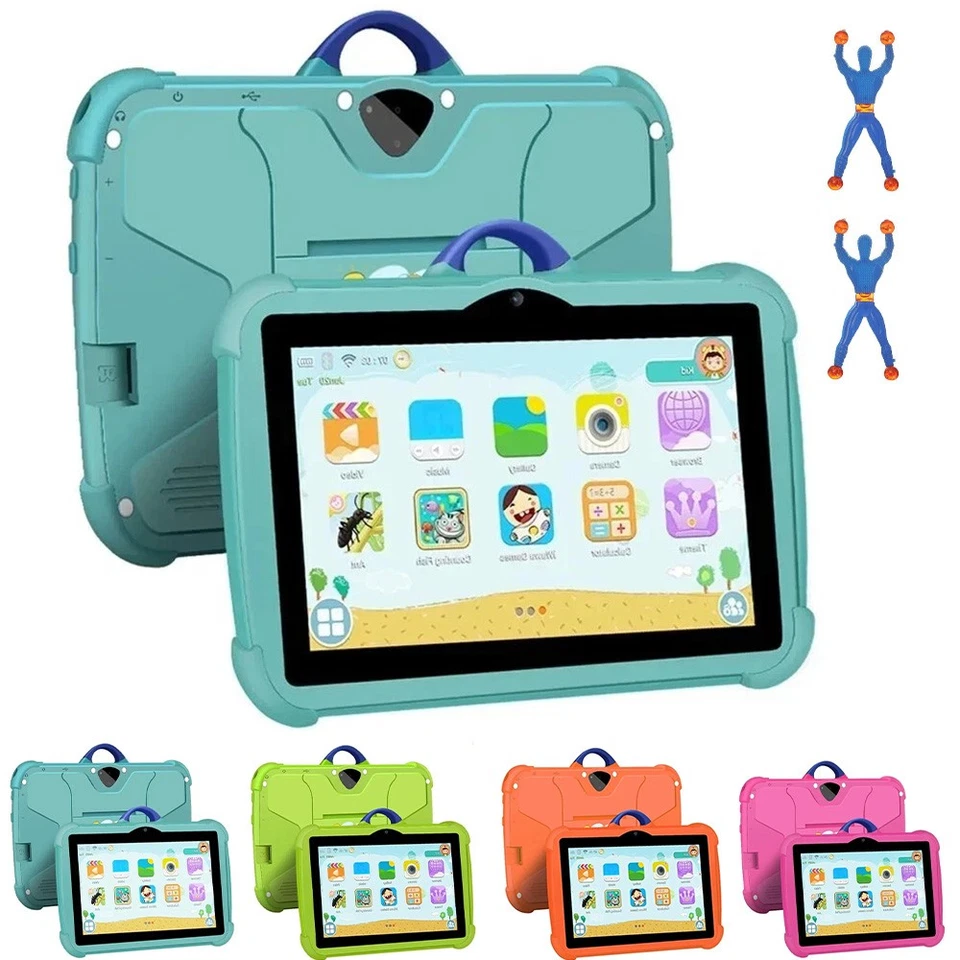 2025 Kids Tablet 7 Inch, Android, 8GB+256GB Storage, Bundle, WIFI, Free Case NEW - Image 1 of 4