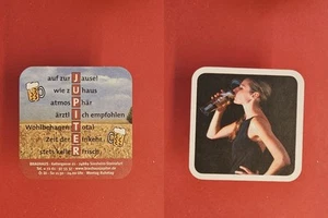 Brauhaus Jupiter Sinsheim Frau Brauerei Bierdeckel Bier - Picture 1 of 1