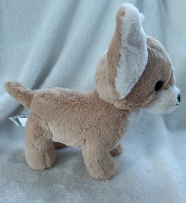 JELLYCAT LONDON ISABEL CHIHUAHUA DOG Plush 7 inches Tall Soft Beige White - Image 1 of 4