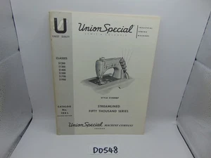 Vintage Union Special Lewis Columbia Sewing Machine Book Class 51400 BP Cat 104 - Picture 1 of 3