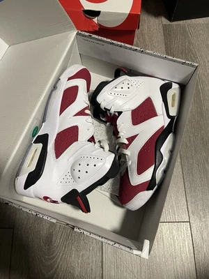 Air Jordan 6 Carmine 2021 talla 8,5 para hombre usado Foto 1 de 4