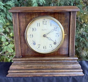 Antique C 1915 Ingraham COLBY Mantle Clock - SEE VIDEO - ALL ORIGINAL - SERVICED - Picture 1 of 10