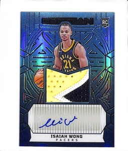 2023-24 Panini Obsidian RPA /16 - #227 Isaiah Wong Pacers - Picture 1 of 2