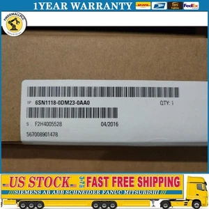 New Siemens 6SN1118-0DM23-0AA0 6SN1 118-0DM23-0AA0 SIMODRIVE 611-D CLOSED-LOOP - Picture 1 of 2