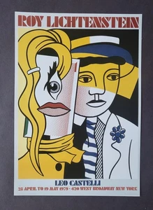 Roy Lichtenstein "Stepping Out Poster" Druck montiert Offset Lithographie 2019 - Bild 1 von 3