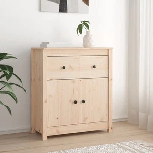 Solid Pine Wood Sideboard Kitchen Hallway Buffet Storage Rack Cabinet Cupboard - Picture 1 of 11