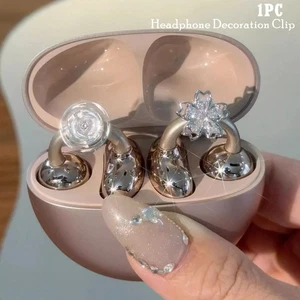 DIY Headphone Diameter Buckle Zircon Earbud Accessories - Picture 1 of 16