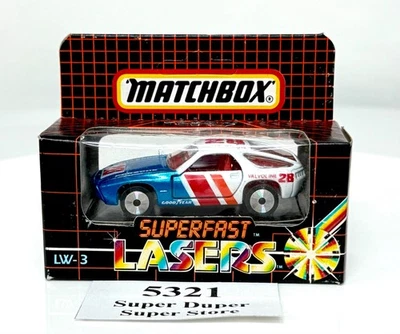 Matchbox - Superfast - Lasers - LW-3 - Porsche 928 - 1986 - Sealed Box - Image 1 of 4