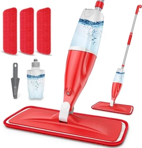 Microfibre Spray Mop with 3 Washable Pads – Wet & Dry Floor Cleaner for Home - Picture 1 of 8