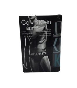 Calvin Klein Intense Power Microfiber Stretch Hip Brief 3- Pack, Multi, XS - Picture 1 of 5