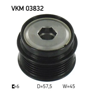 Alternator Freewheel Clutch Pulley SKF for Cherokee Wrangler Nitro VKM 03832 Top - Picture 1 of 6