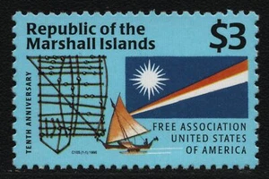 Marshall-Inseln 1996 - Mi-Nr. 745 ** - MNH - Vertrag USA - Picture 1 of 1