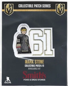 Vegas Golden Knights Hockey Collectible Patch 2020-2021 #61 Mark Stone #1/5 - Bild 1 von 2