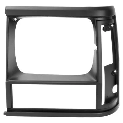 Black Headlight Headlamp Cover Door Bezel For Jeep Cherokee &Comanche 1991-1996 - Image 1 of 4