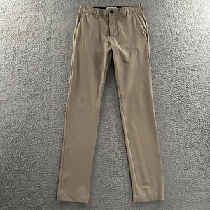 Abercrombie Kids Pants Beige Size 13/14 Long All Day Chino Polyester Blend - Picture 1 of 18