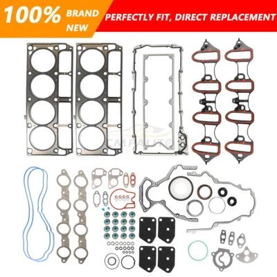 Juego completo de juntas para Chevy Silverado 1500 Tahoe GMC Sierra 1500 2002-2011 V6 5,3 L Foto 1 de 4