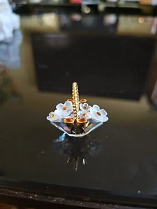 Swarovski Blumenkorb klar gold Kristall Memories - Bild 1 von 8